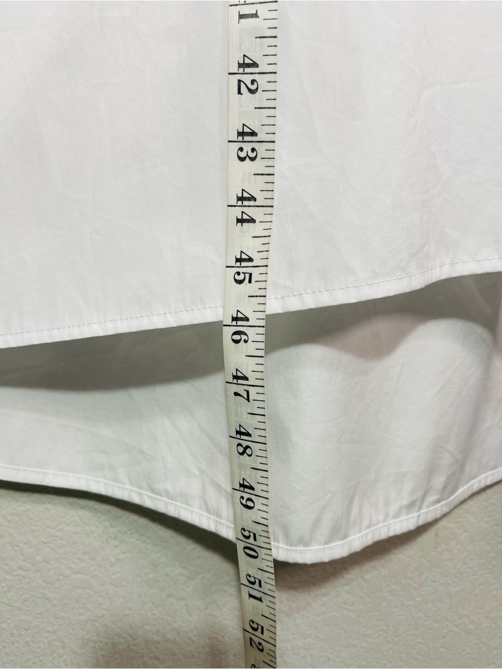 Madewell NWT Poplin Splitneck Midi Shirtdress Size Small in White - Picture 15 of 16